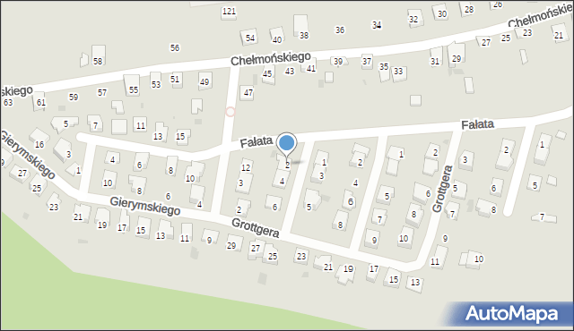 Chrzanów, Podkowińskiego Władysława, 2, mapa Chrzanów