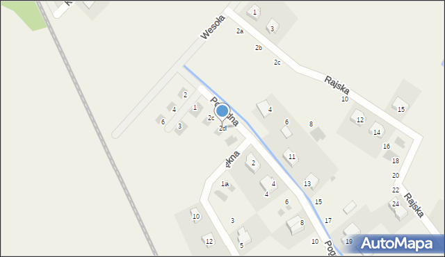 Chrząstawa Mała, Pogodna, 2d, mapa Chrząstawa Mała