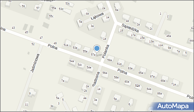 Chrząstawa Mała, Polna, 57b, mapa Chrząstawa Mała