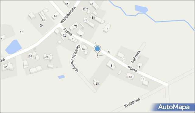 Chrząstawa Wielka, Polna, 6, mapa Chrząstawa Wielka