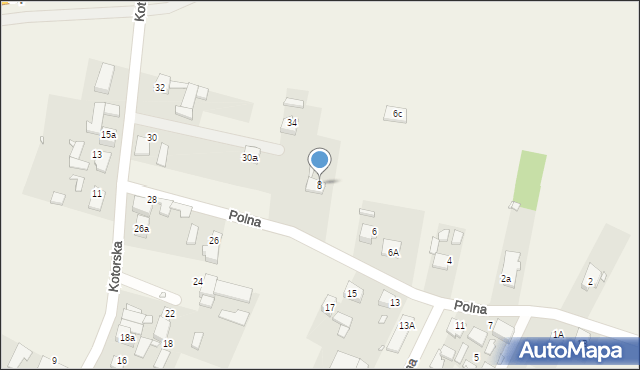 Chrząstowice, Polna, 8, mapa Chrząstowice