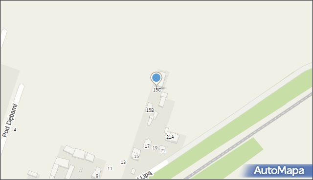 Chrzęsne, Pod Lipą, 15C, mapa Chrzęsne