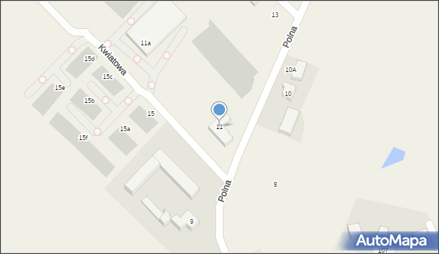 Chwaszczyno, Polna, 11, mapa Chwaszczyno