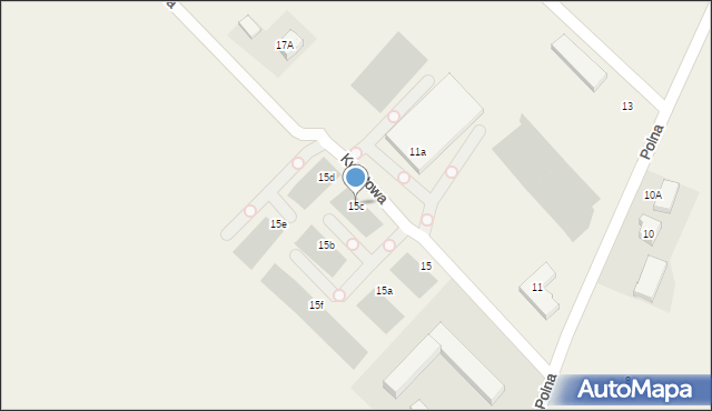 Chwaszczyno, Polna, 15c, mapa Chwaszczyno