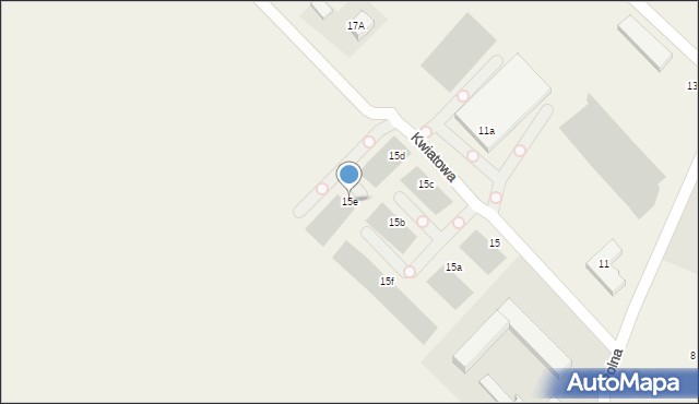 Chwaszczyno, Polna, 15e, mapa Chwaszczyno