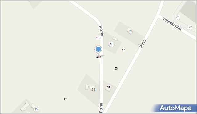 Chwaszczyno, Polna, 41a, mapa Chwaszczyno