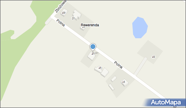 Chwaszczyno, Polna, 47, mapa Chwaszczyno