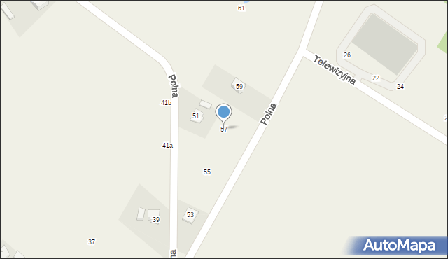 Chwaszczyno, Polna, 57, mapa Chwaszczyno