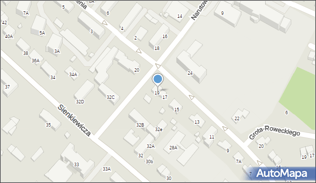 Ciechanów, Powstańców Warszawskich, 21, mapa Ciechanów