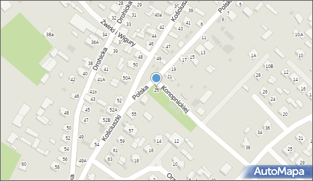 Ciechanowiec, Polska, 25, mapa Ciechanowiec