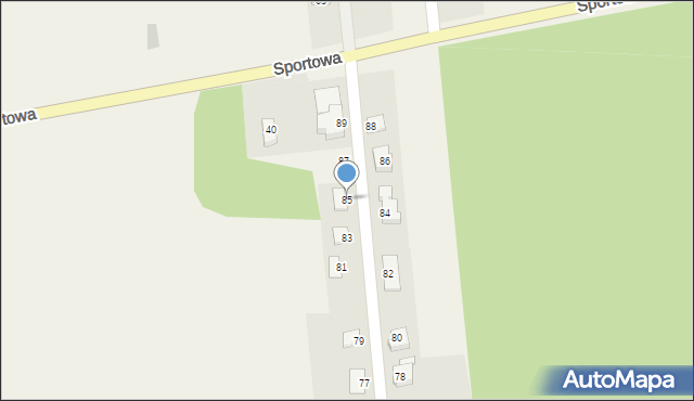 Ćmińsk, Podgród, 85, mapa Ćmińsk