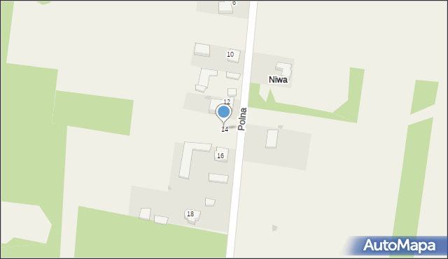 Cykarzew Północny, Polna, 14, mapa Cykarzew Północny