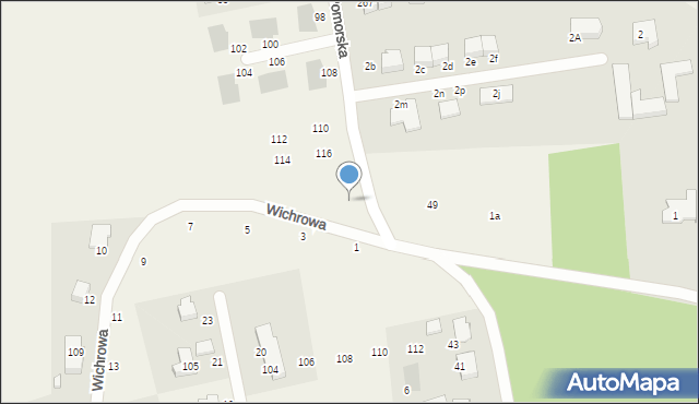 Czaple, Pomorska, 118, mapa Czaple