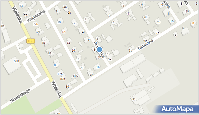 Czaplinek, Pomorska, 10, mapa Czaplinek