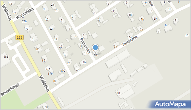 Czaplinek, Pomorska, 5a, mapa Czaplinek