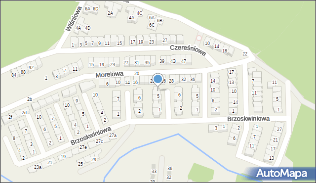 Czapury, Pomarańczowa, 7, mapa Czapury