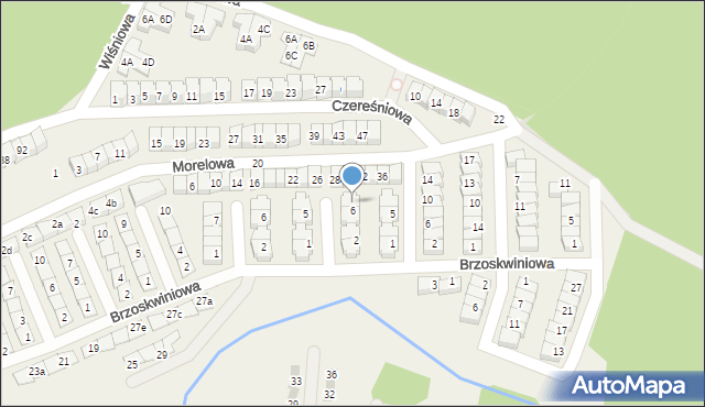 Czapury, Pomarańczowa, 8, mapa Czapury