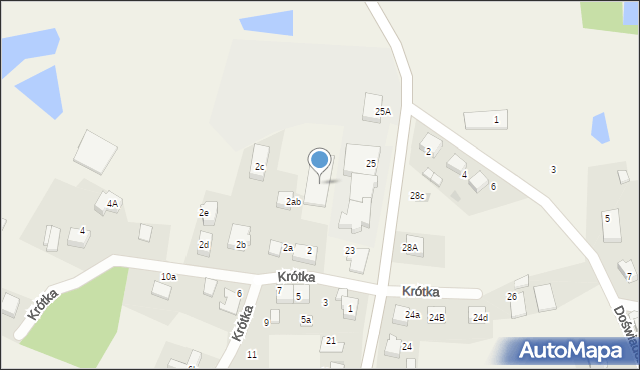 Czarków, Powstańców Śląskich, 23a, mapa Czarków