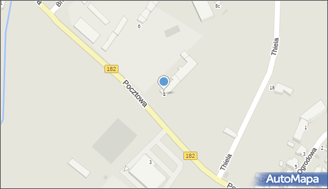 Czarnków, Pocztowa, 4, mapa Czarnków