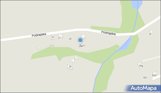 Czechowice-Dziedzice, Podrajska, 23a, mapa Czechowic-Dziedzic