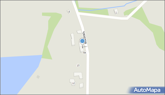 Czechowice-Dziedzice, Potoczna, 8, mapa Czechowic-Dziedzic