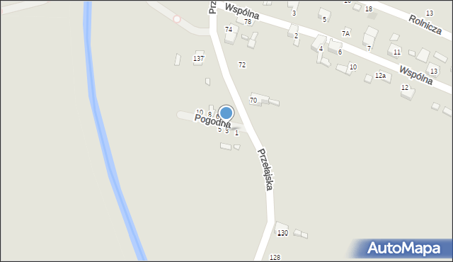 Czeladź, Pogodna, 3, mapa Czeladź