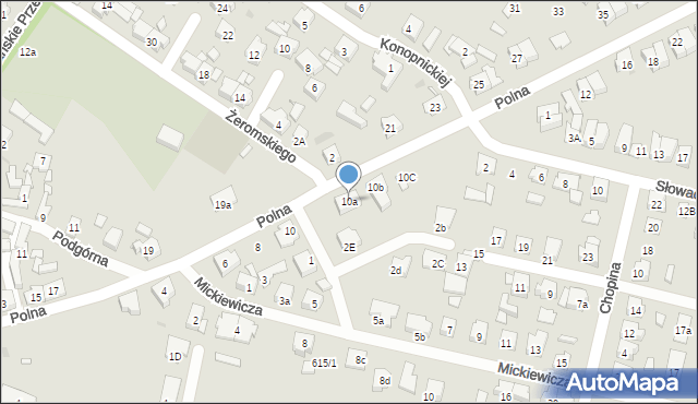 Czempiń, Polna, 10a, mapa Czempiń