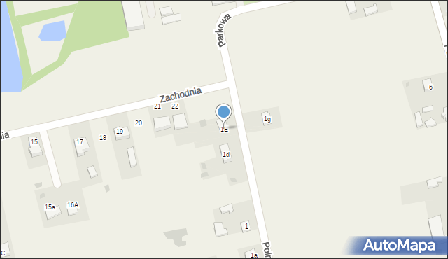 Czerniewice, Polna, 1E, mapa Czerniewice