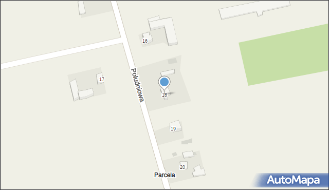 Czerniewice, Południowa, 18, mapa Czerniewice