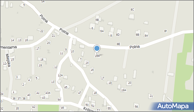 Czerwińsk nad Wisłą, Polna, 16A, mapa Czerwińsk nad Wisłą