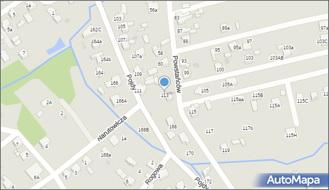 Czerwionka-Leszczyny, Pojdy, ks., 113, mapa Czerwionka-Leszczyny