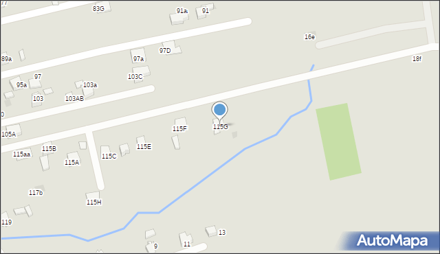 Czerwionka-Leszczyny, Pojdy, ks., 115G, mapa Czerwionka-Leszczyny