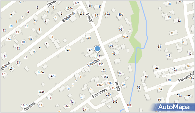 Czerwionka-Leszczyny, Pojdy, ks., 144, mapa Czerwionka-Leszczyny