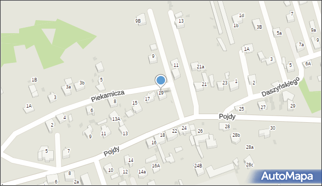Czerwionka-Leszczyny, Pojdy, ks., 19, mapa Czerwionka-Leszczyny