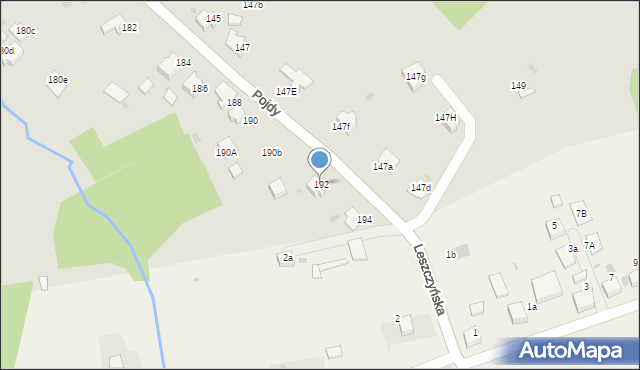 Czerwionka-Leszczyny, Pojdy, ks., 192, mapa Czerwionka-Leszczyny