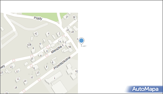 Czerwionka-Leszczyny, Pojdy, ks., 49A, mapa Czerwionka-Leszczyny