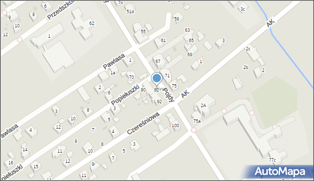 Czerwionka-Leszczyny, Pojdy, ks., 82, mapa Czerwionka-Leszczyny