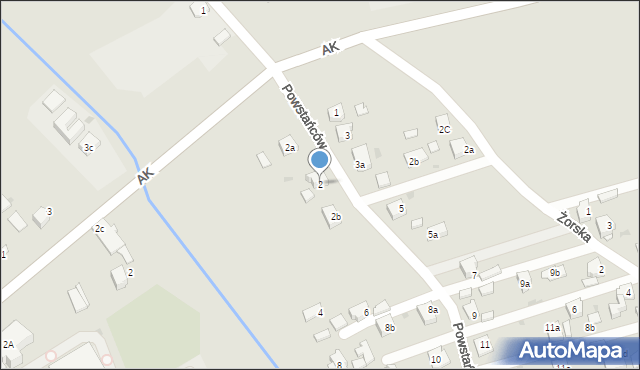 Czerwionka-Leszczyny, Powstańców, 2, mapa Czerwionka-Leszczyny