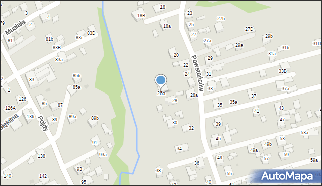 Czerwionka-Leszczyny, Powstańców, 26a, mapa Czerwionka-Leszczyny