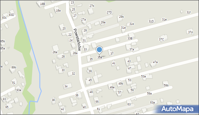 Czerwionka-Leszczyny, Powstańców, 35a, mapa Czerwionka-Leszczyny