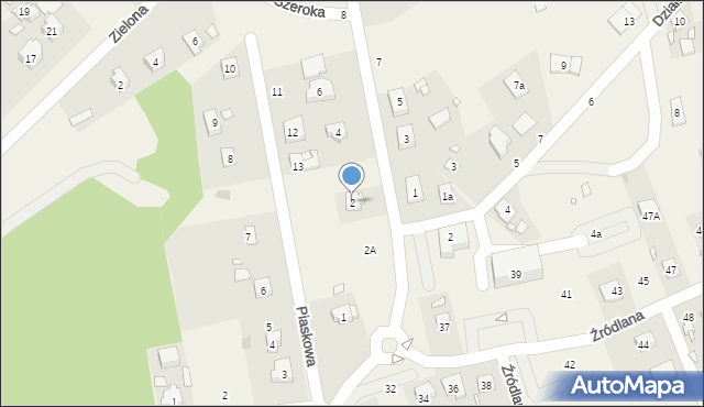 Czerwonak, Poprzeczna, 2, mapa Czerwonak