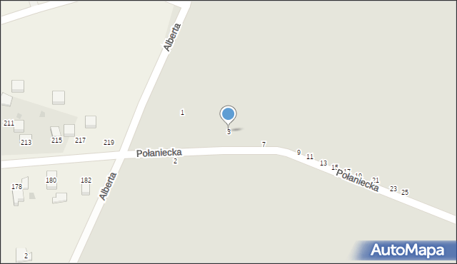 Częstochowa, Połaniecka, 3, mapa Częstochowy