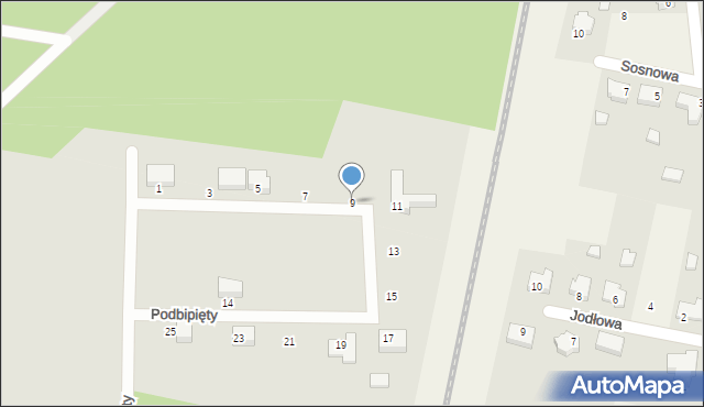 Człuchów, Podbipięty Longinusa, 9, mapa Człuchów