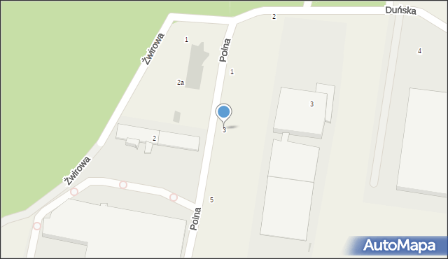 Czosnów, Polna, 3, mapa Czosnów