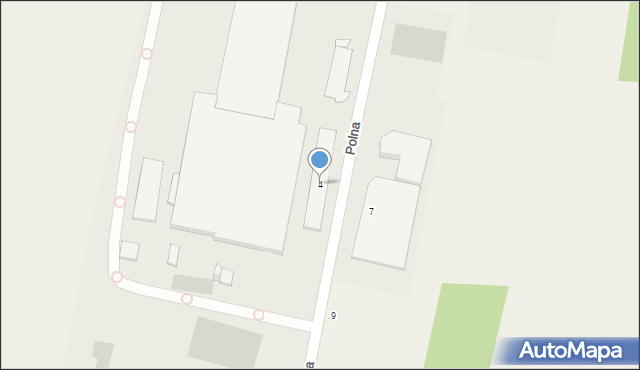 Czosnów, Polna, 4, mapa Czosnów