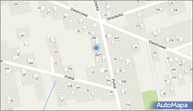 Czyżowice, Polna, 35A, mapa Czyżowice