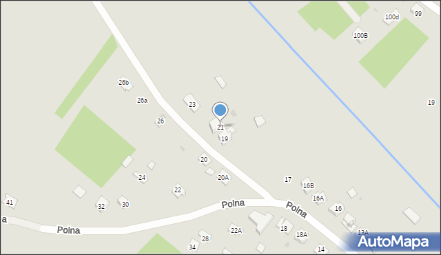 Daleszyce, Polna, 21, mapa Daleszyce