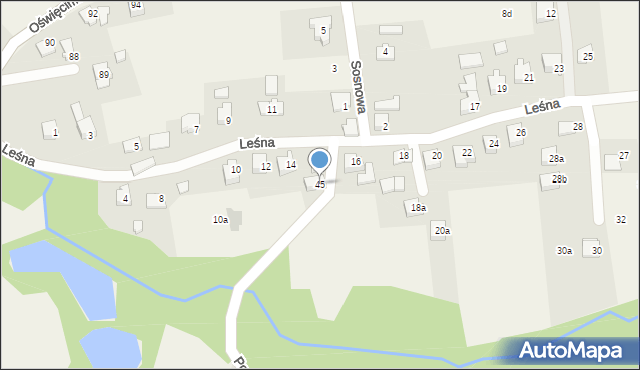 Dankowice, Podlesie, 45, mapa Dankowice