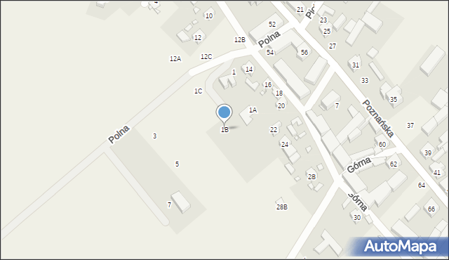 Daszewice, Polna, 1B, mapa Daszewice