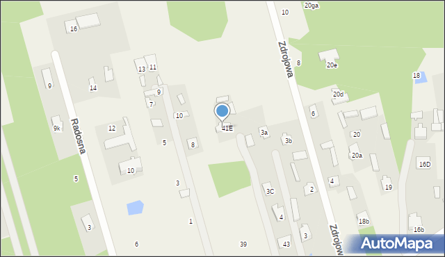 Dębe Wielkie, Powstańców, 5b, mapa Dębe Wielkie